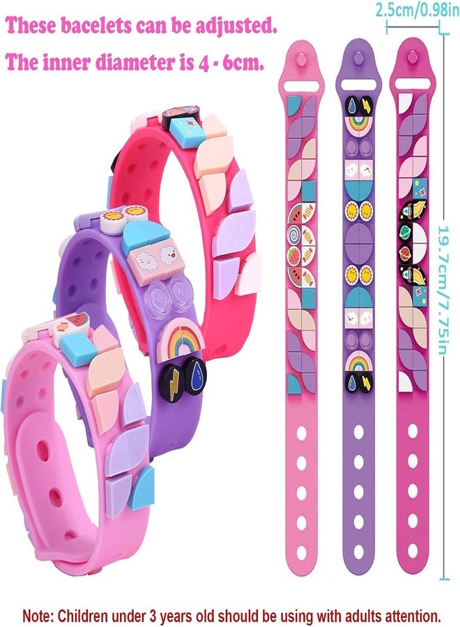 BLIXAR Diy Dots Bracelet Party Favours | Puzzle Wrist Bands | Return Gifts For Kids | Puzzle Band Return Gifts | Return Gift For Kids Birthday | Wrist Band For Girls (2) - Image 2